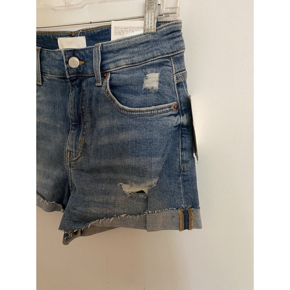 H&M Brand Women’s Size 6 Blue Cotton Denim Shorts NWT